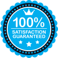 100% satisfaction guaranteed
